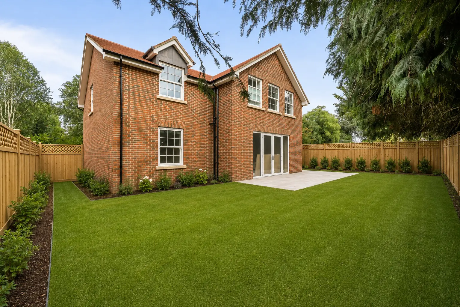 Completed Hamwic Homes residence and garden